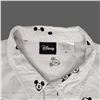 Image 2 : A White Button Up Mickey Shirt.