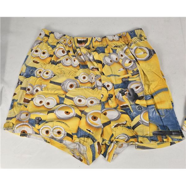 Two (2) Pair of Minion Sleep Shorts.