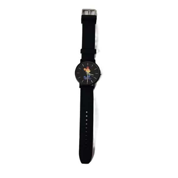 A Black Mickey Pride Watch.