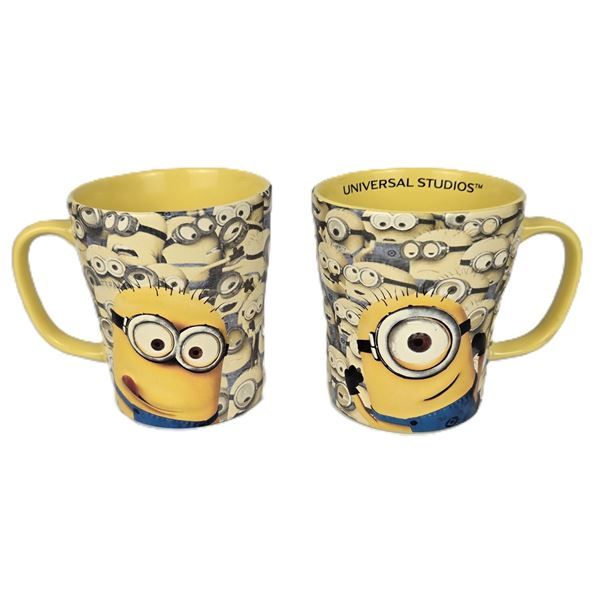 A Pair of Minion Mayhem Coffee Mugs.