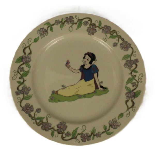 A Snow White Dinner Plate.