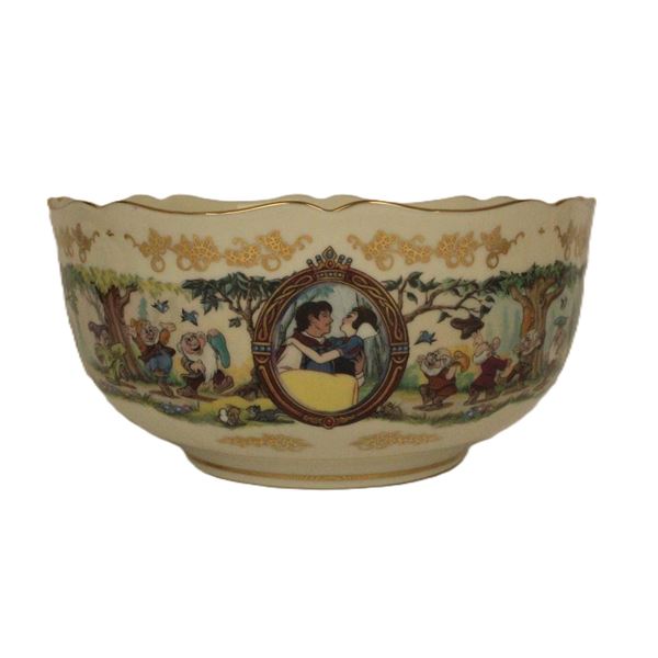 A Limited Edition 60th Anniversary Snow White and the Seven Dwarfs Lenox Bowl.