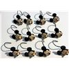 Image 1 : A Set of Twelve (12) Vintage Mickey Mouse Shower Hooks.