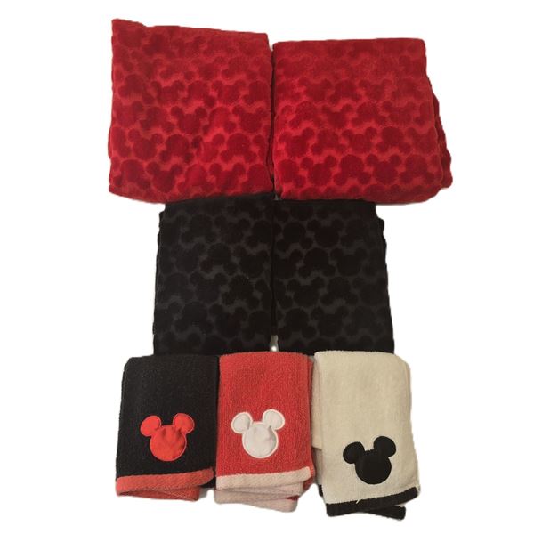 A Mickey Mouse Towel Set.