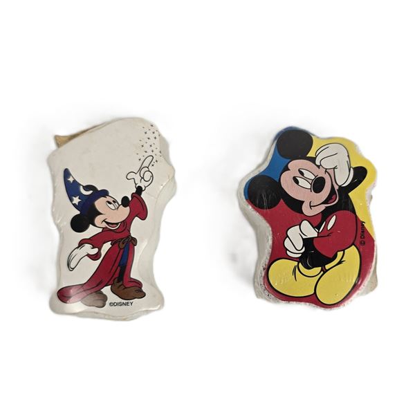 A Pair (2) of Vintage Mickey Mouse Magic Towels.