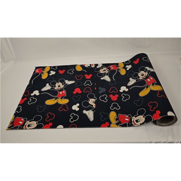 A Mickey Mouse Floor Runner.