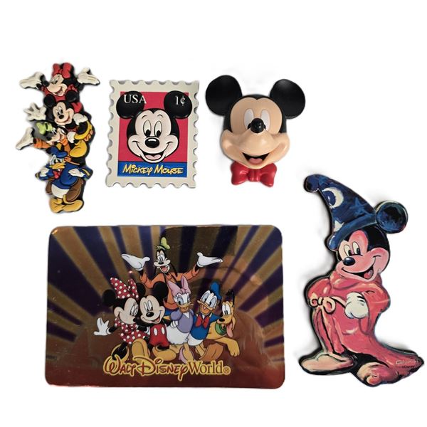 Five (5) Disney Magnets.