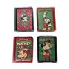 Image 1 : A Set of Four (4) Tiny Decks of Mickey Mouse playing cards.