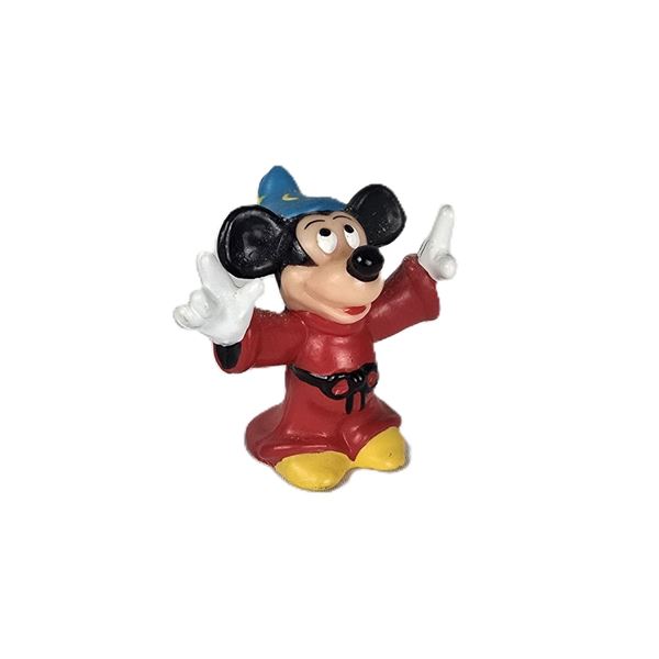 A Vintage PVC Sorcerer Mickey Figure.