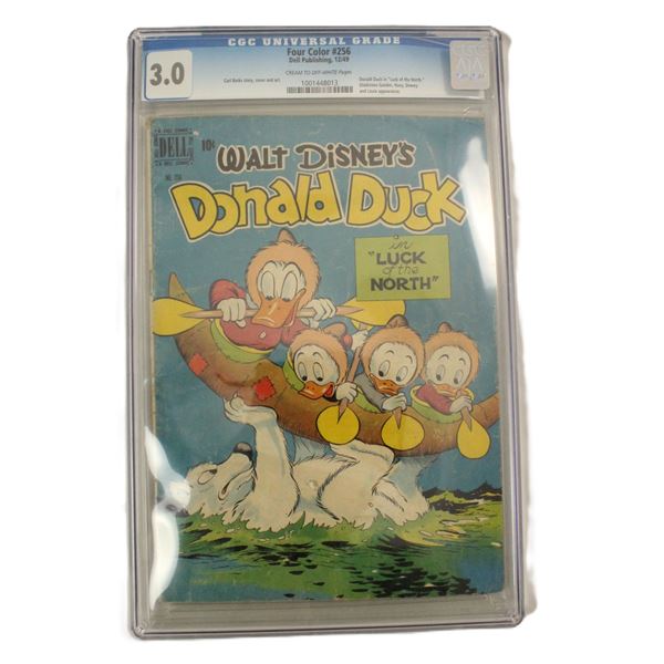 A Very Rare 1949 Graded Donald Duck Comic Book.