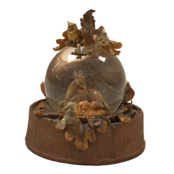 A Very Rare Bambi 50th Anniversary Disney Parks Snow Globe
