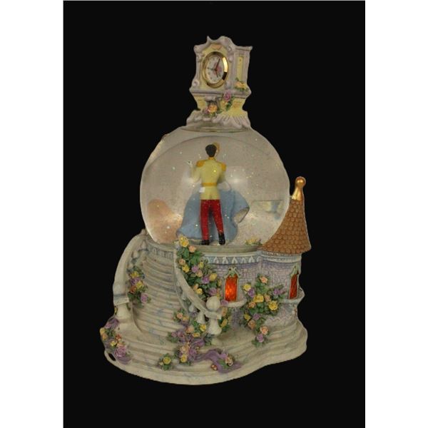 A Light-up Cinderella Snow Globe.