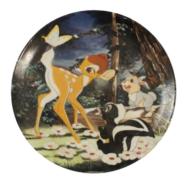 A Bambi Collector Plate.