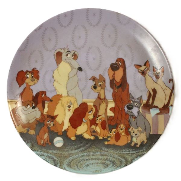 A Lady and the Tramp Collector Plate.