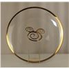 Image 1 : A Large Decorative Gilt Mickey Plate.