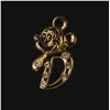 Image 1 : A Gold-toned Mickey Mouse 'D' Hat Pin.