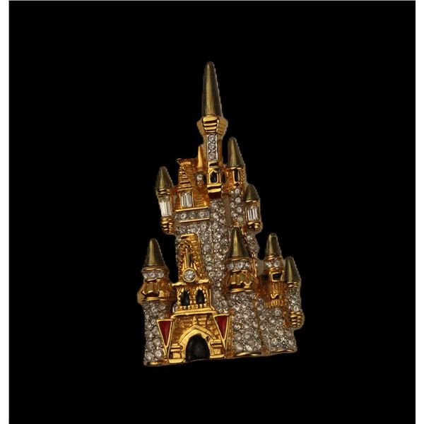 A Cinderella Castle Swarovski Crystal Pin.