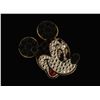 Image 1 : A Color Mickey Mouse Face Swarovski Crystal Pin.