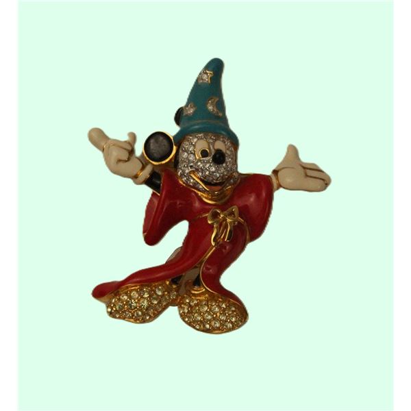 A Sorcerer's Apprentice Swarovski Pin.