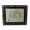 Image 1 : A Framed Hand-drawn July 4th Mickey Mouse.
