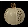 Image 1 : A Lenox Pierced Pumpkin Votive
