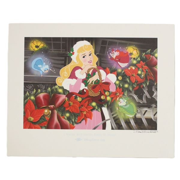 An Artist Signed Disney Cruise Line Sleeping Beauty Print