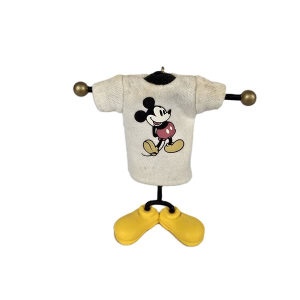 A Mickey Mouse Shirt Ornament.