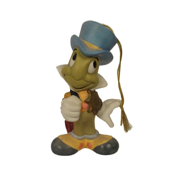 A Limited Edition Porcelain Jiminy Christmas Ornament.