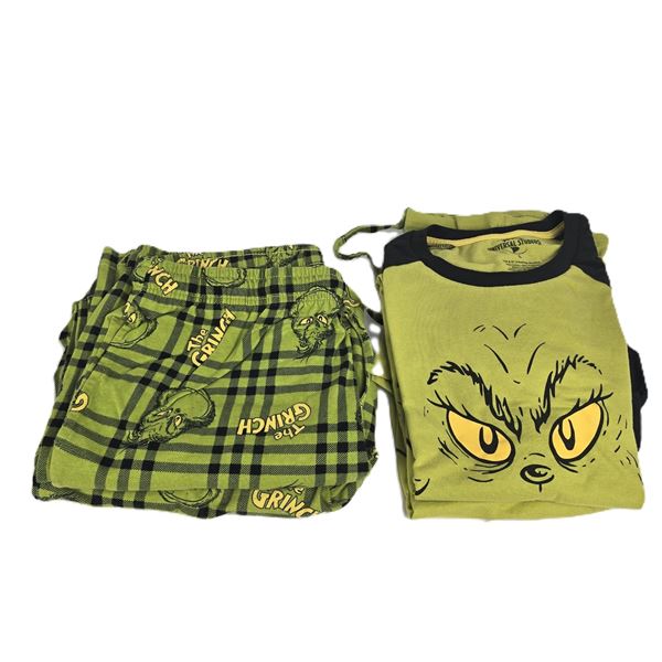 Two (2) Sets of Grinch Pajamas.