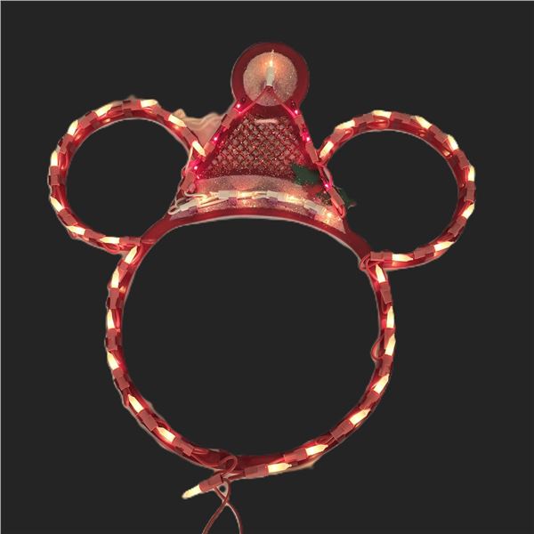 A Lighted Mickey Mouse Head.