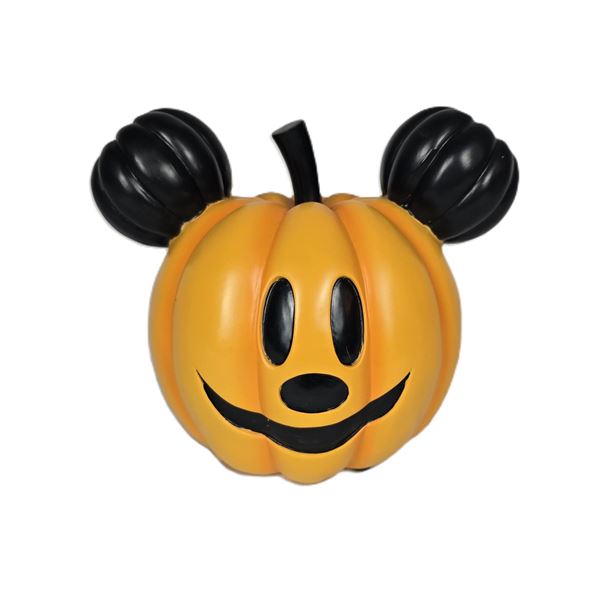 A (Black-Ear) Mickey Mouse Pumpkin Faux Jack-o-lantern.