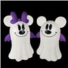 Image 1 : A Pair of Light-up Mickey and Minnie Mouse Ghost Blowmolds.