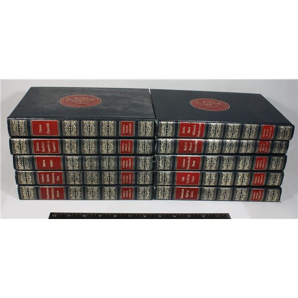 LARGE LOT OF VINTAGE NOBEL PRIZE LIBRARY BOOKS