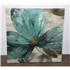 Image 1 : BLUE FLOWER WALL ART