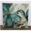Image 1 : BLUE FLOWER WALL ART