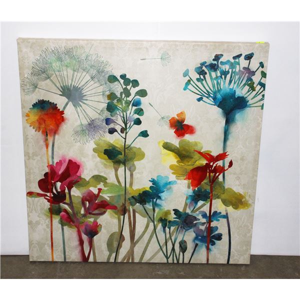 VIBRANT FLOWERS WALL DECOR