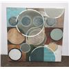 Image 1 : ABSTRACT CIRCLES WALL ART