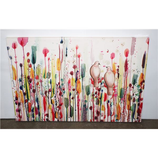 ABSTRACT BIRD WALL ART