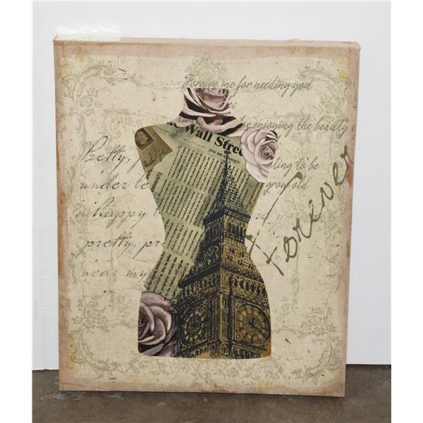 WALL STREET DRESS WALL DECOR