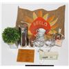Image 1 : LOT OF HOME DECOR INCLUDING WELCOME RUG