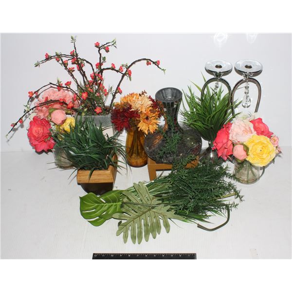 BIG BOX OF ARTIFICIAL PLANTS