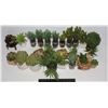 Image 1 : BUNDLE OF ARTIFICIAL PLANTS & MORE