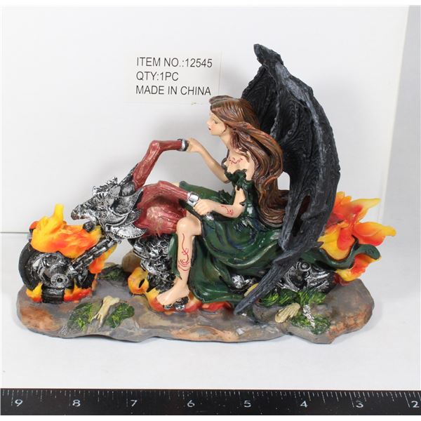 NEW ITEM 12545 BIKER STATUE