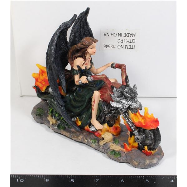 NEW ITEM 12545 BIKER STATUE