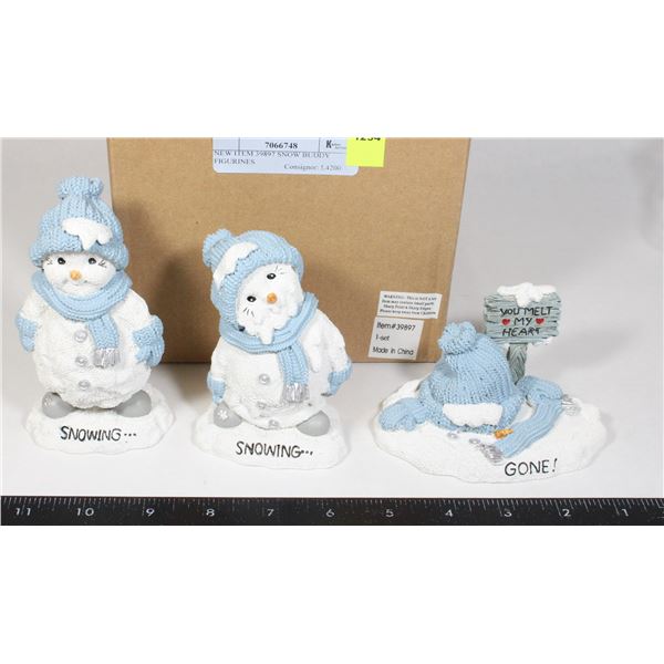NEW ITEM 39897 SNOW BUDDY FIGURINES