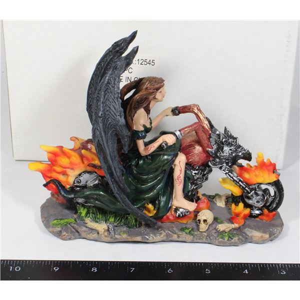 NEW ITEM 12545 BIKER STATUE
