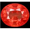 4.13ct Oval Cut Orange Red Padparadsha Sapphire Appraisal Estimate $825 (GEM-9677)