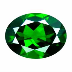 1.69ct VS Oval Forest Green Chrome Diopside Appraisal Estimate $675 (GEM-14063)
