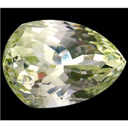 34.94ct Natural Yellow Kunzite Pakistan FLAWLESS Appraisal Estimate $2625 (GEM-17277)