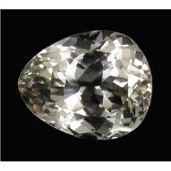 13ct 100% Natural Pear Cut Green Kunzite Appraisal Estimate $2015 (GEM-17564)